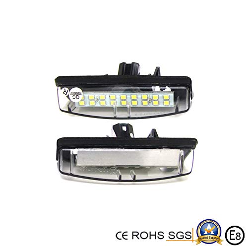 ZERTRAN LED License Plate Light Bulb Replacement for Toyota Camry Aurion Echo Lexus 81271-30290 - Bright White, Easy Installation, Waterproof - Perfect for Night Driving & Enhanced Visibility