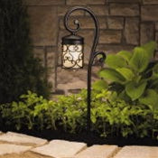 Kichler 15426BKT 12V Ameria Path & Spread Light - Textured Black Outdoor Landscape Lighting for Garden, Walkway, and Driveway