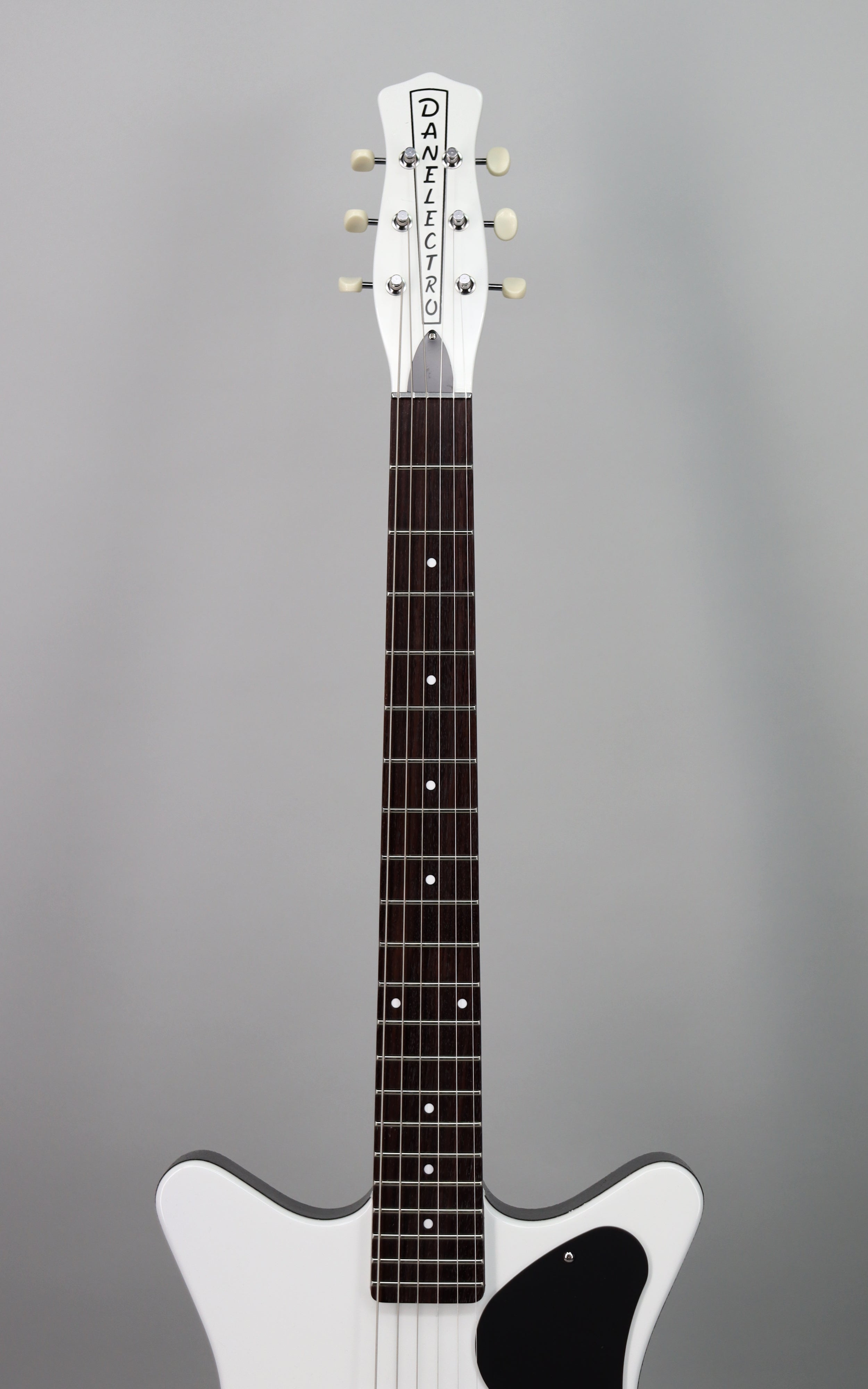 Danelectro PB Special White Electric Guitar - Vintage Style, Lightweight Body, Smooth Playability | Perfect for Rock, Blues, and Indie Performances