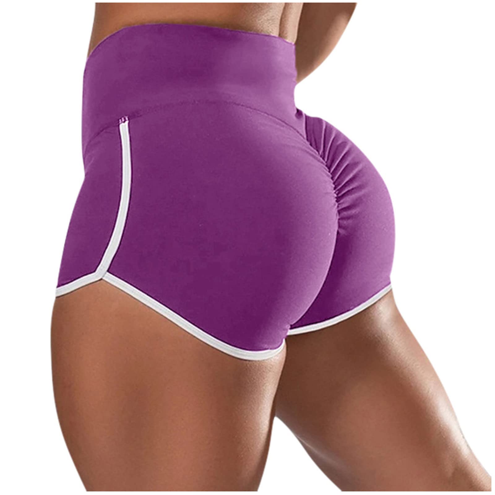 Posijego Women's High Waist Bodycon Running Pants - Summer & Fall Gym Workout Leggings with Pockets - Yoga, Jogging, Fitness Shorts for Women 2022 | Perfect for Gym, Running, and Casual Wear