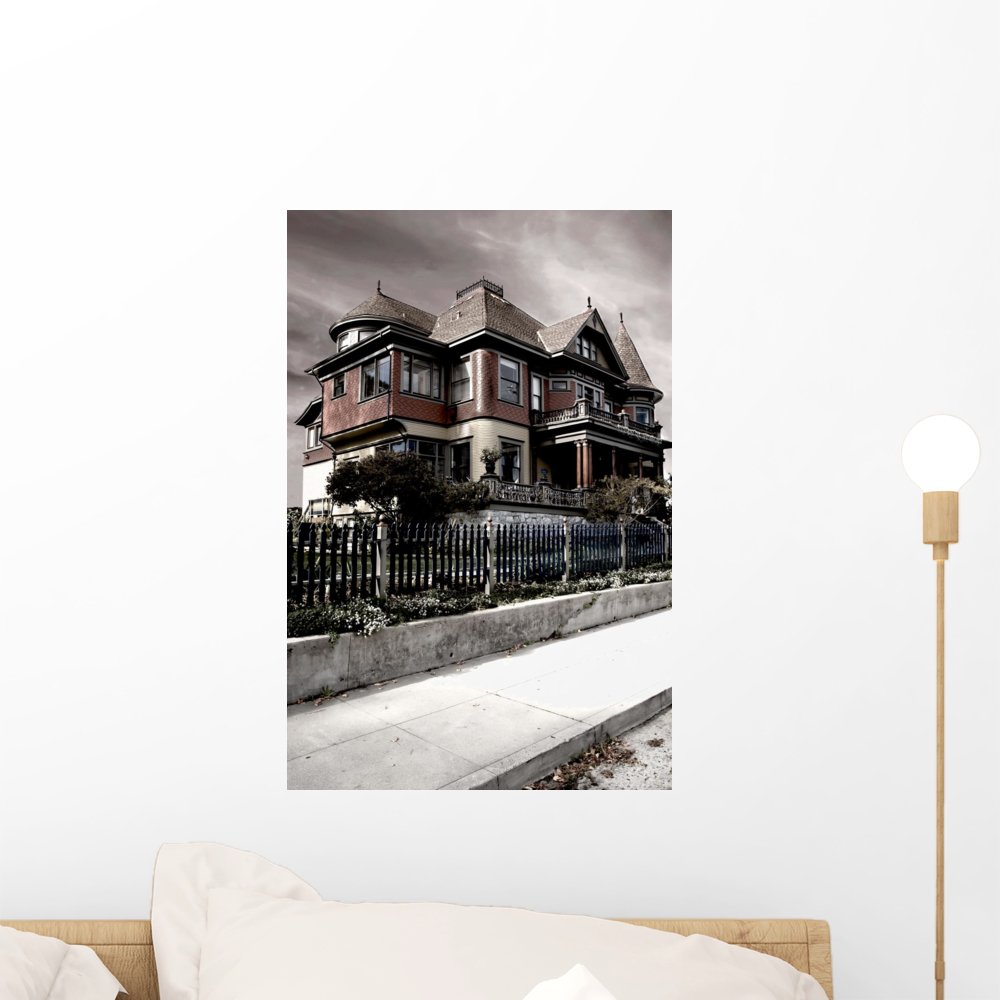 Haunted House Peel and Stick Wall Decal - 18