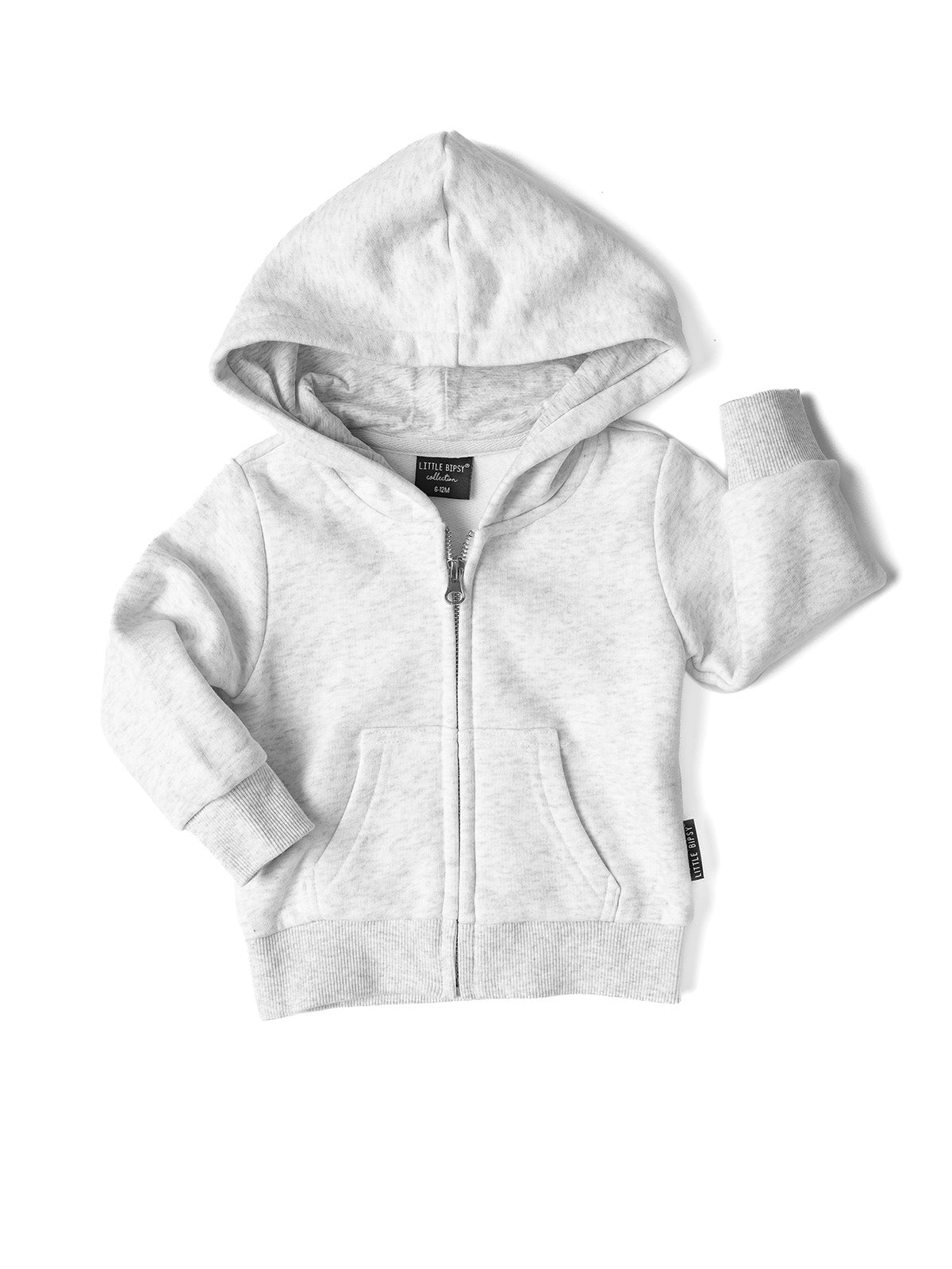 Classic Zip-Up Hoodie for Men & Women - Light Heather Grey Pullover for Casual Wear, Gym, and Outdoor Activities