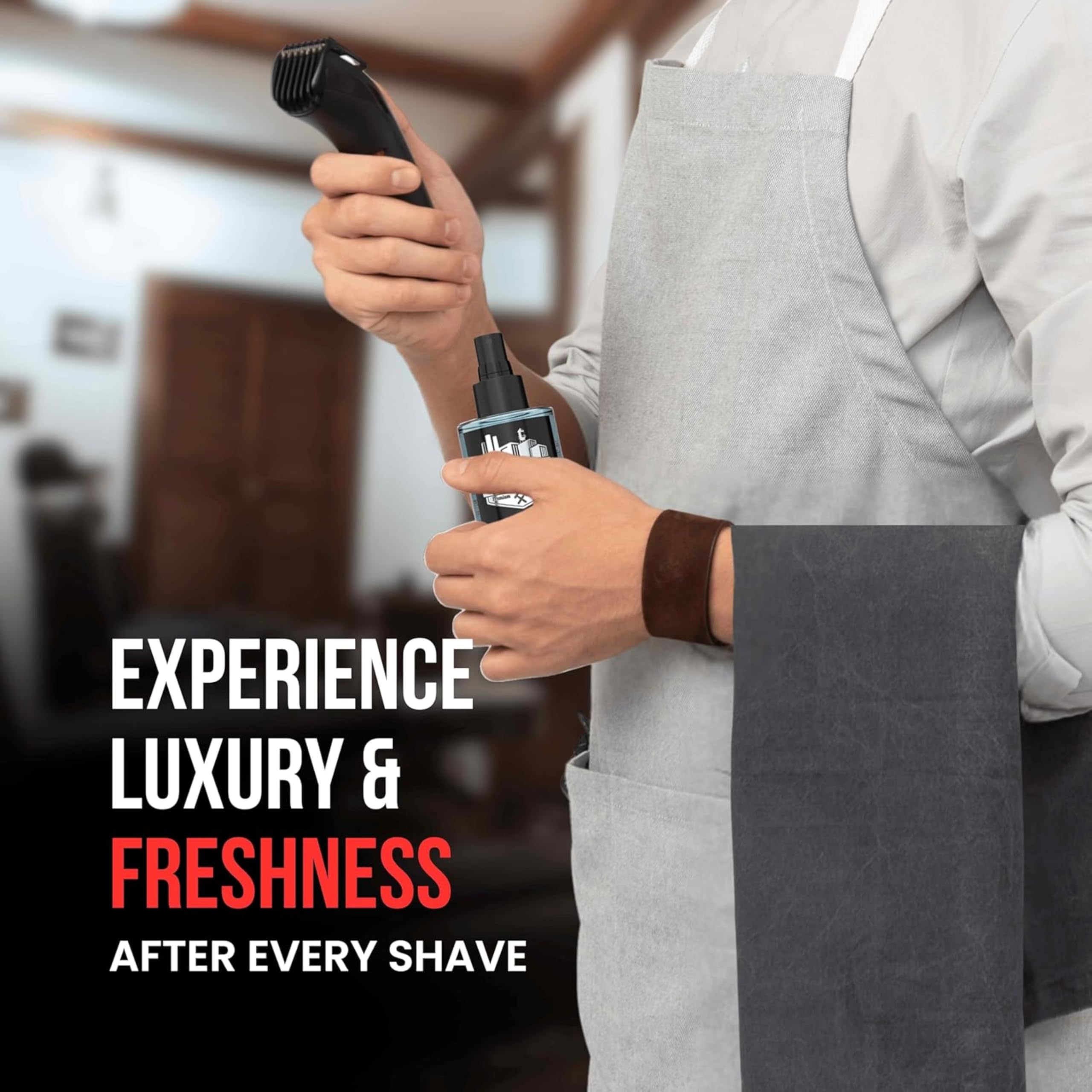 The Shave Factory Pump Spray After Shave Cologne for Men - Mediterranean Scent, Alcohol-Free Post Shave Balm with Soothing Aloe Vera - Perfect for Daily Use & Gift for Him