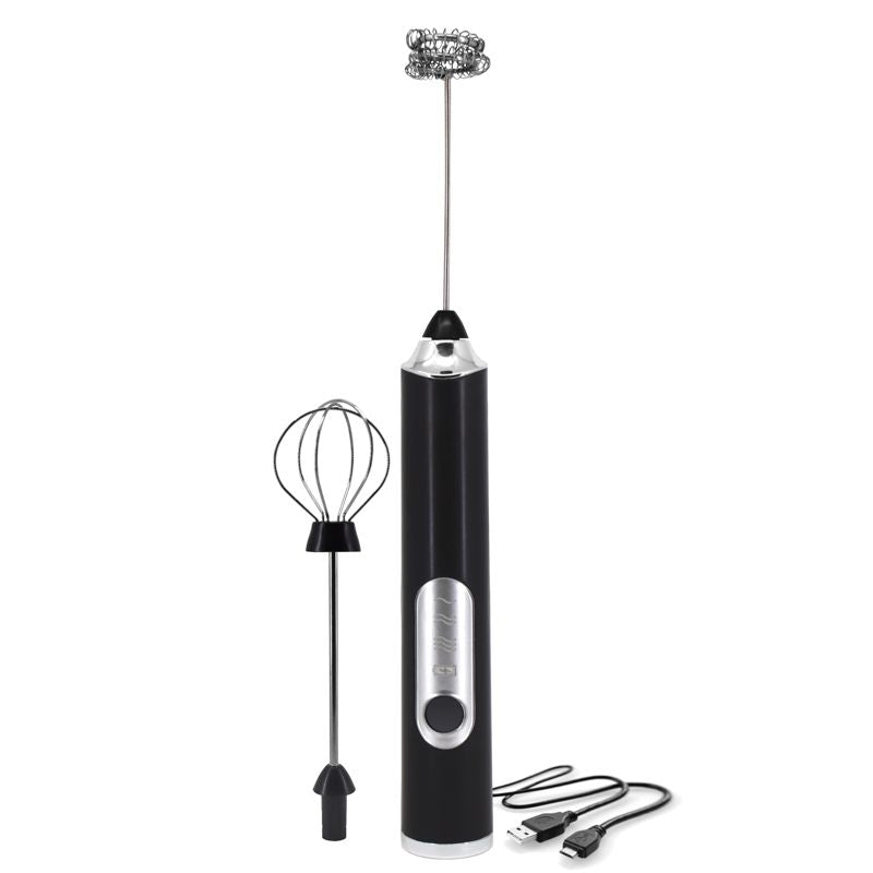 Premium Electric Milk Frother & Handheld Balloon Whisk - Perfect for Lattes, Cappuccinos, Hot Chocolate & Baking at Home | Cafe Culture Inspired