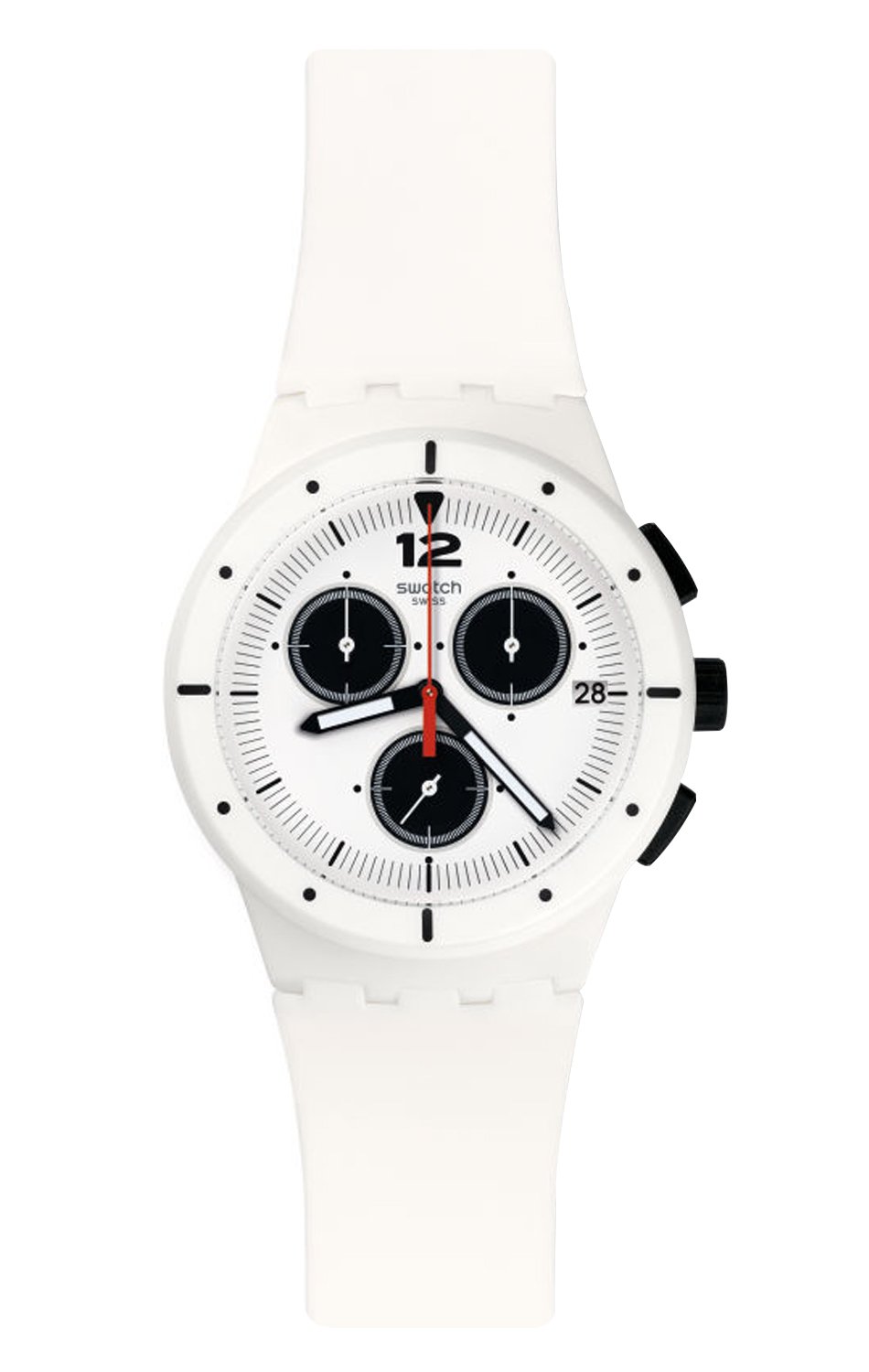Swatch SUSW406 WHY AGAIN Unisex Swiss Watch - Stylish & Water-Resistant for Everyday Wear, Sports & Casual Outfits