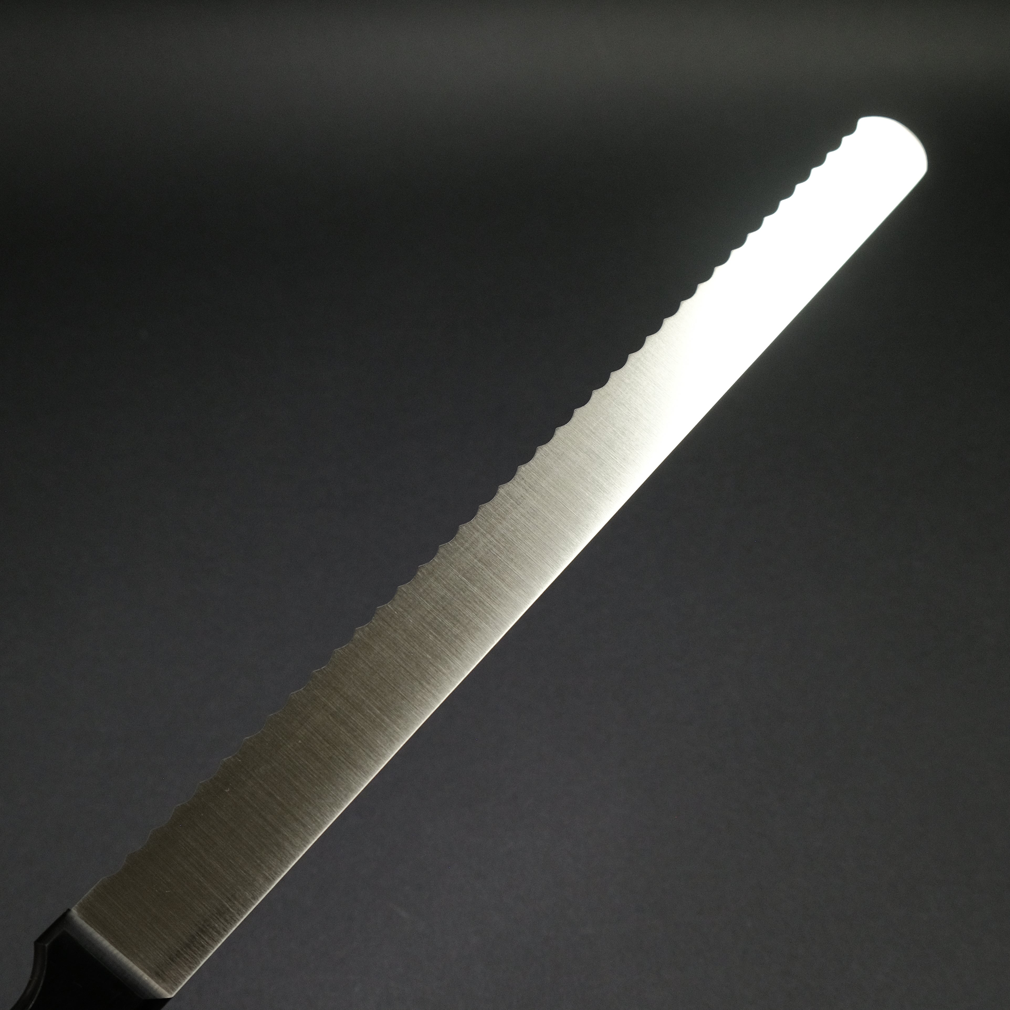 Hitohira Hiragana 300mm Bread Knife with Pakka Wood Handle - Perfect for Slicing Fresh Bread, Cakes & Pastries at Home or Bakery