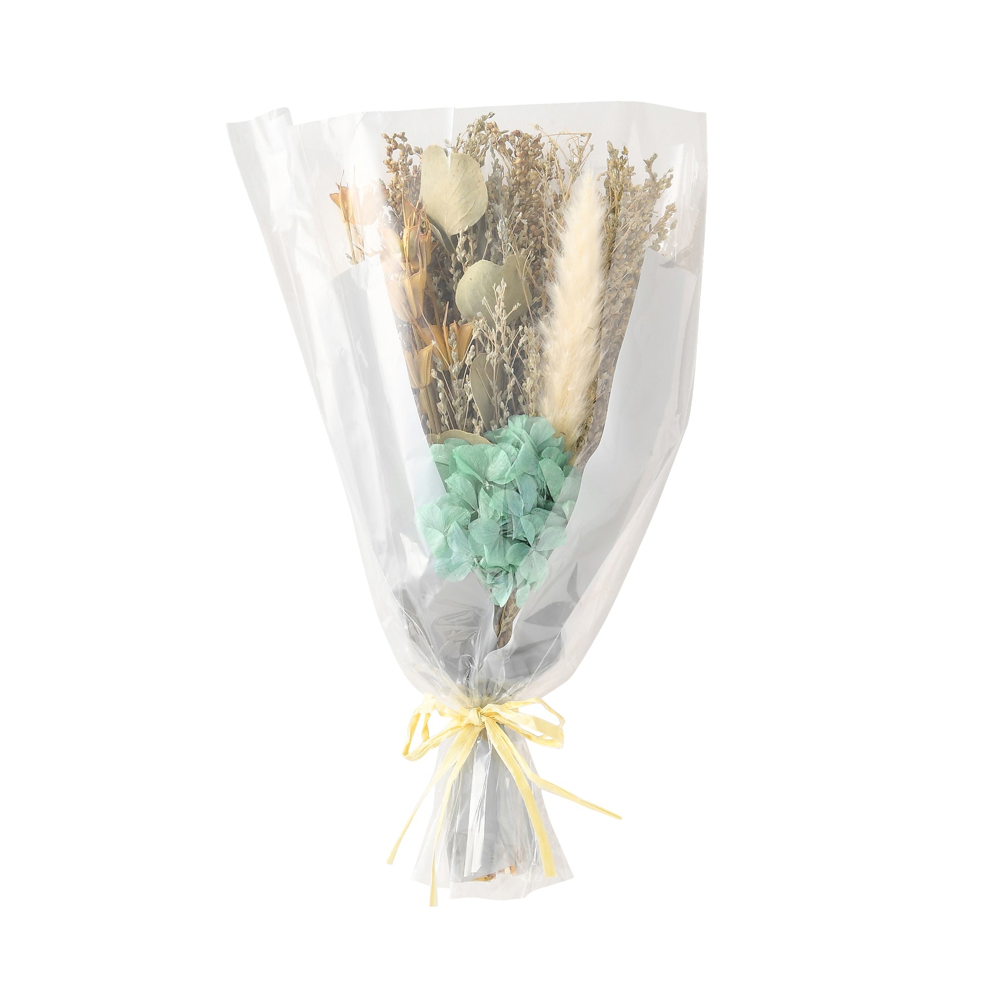 Premium Dried Flower Bouquet Mix - Medium Light Blue for Home Decor, Wedding Centerpieces & DIY Crafts | Natural Preserved Flowers for Rustic, Boho & Farmhouse Style Arrangements