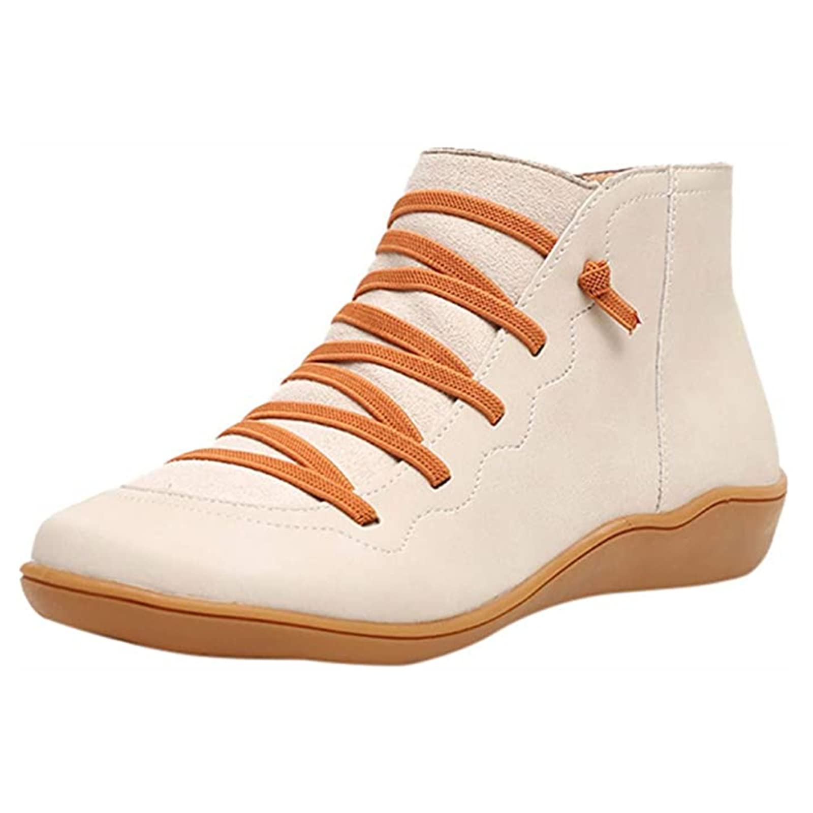 Lausiuoe Women's Vintage Western Ankle Boots - Sexy Low Heel Booties for Casual & Dressy Outfits | Perfect for Fall Fashion, Date Nights & Office Wear