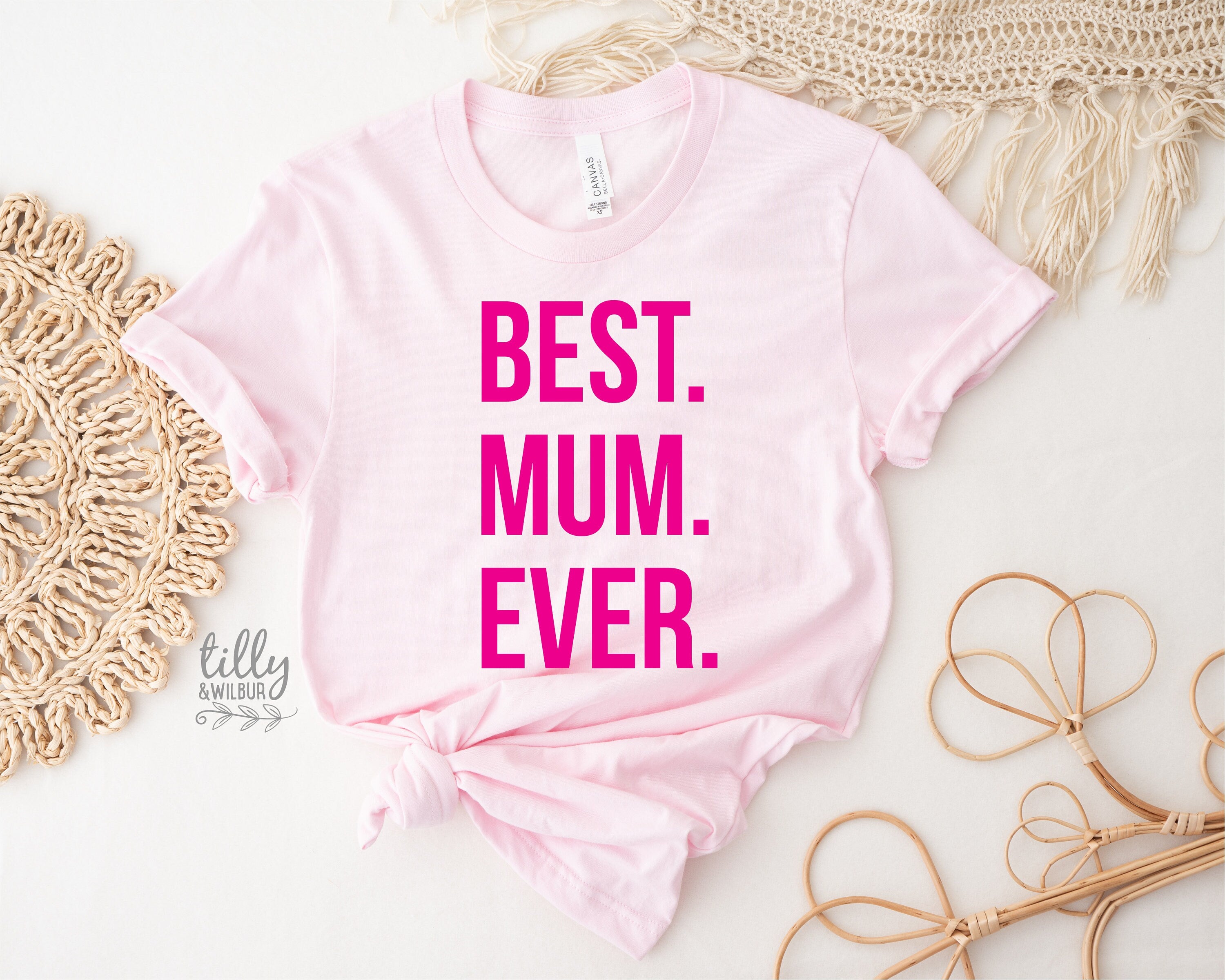 Best Mom Ever T-Shirt - Funny & Cute Graphic Tee for Women - Perfect Gift for Mother's Day, Birthday & Family Events