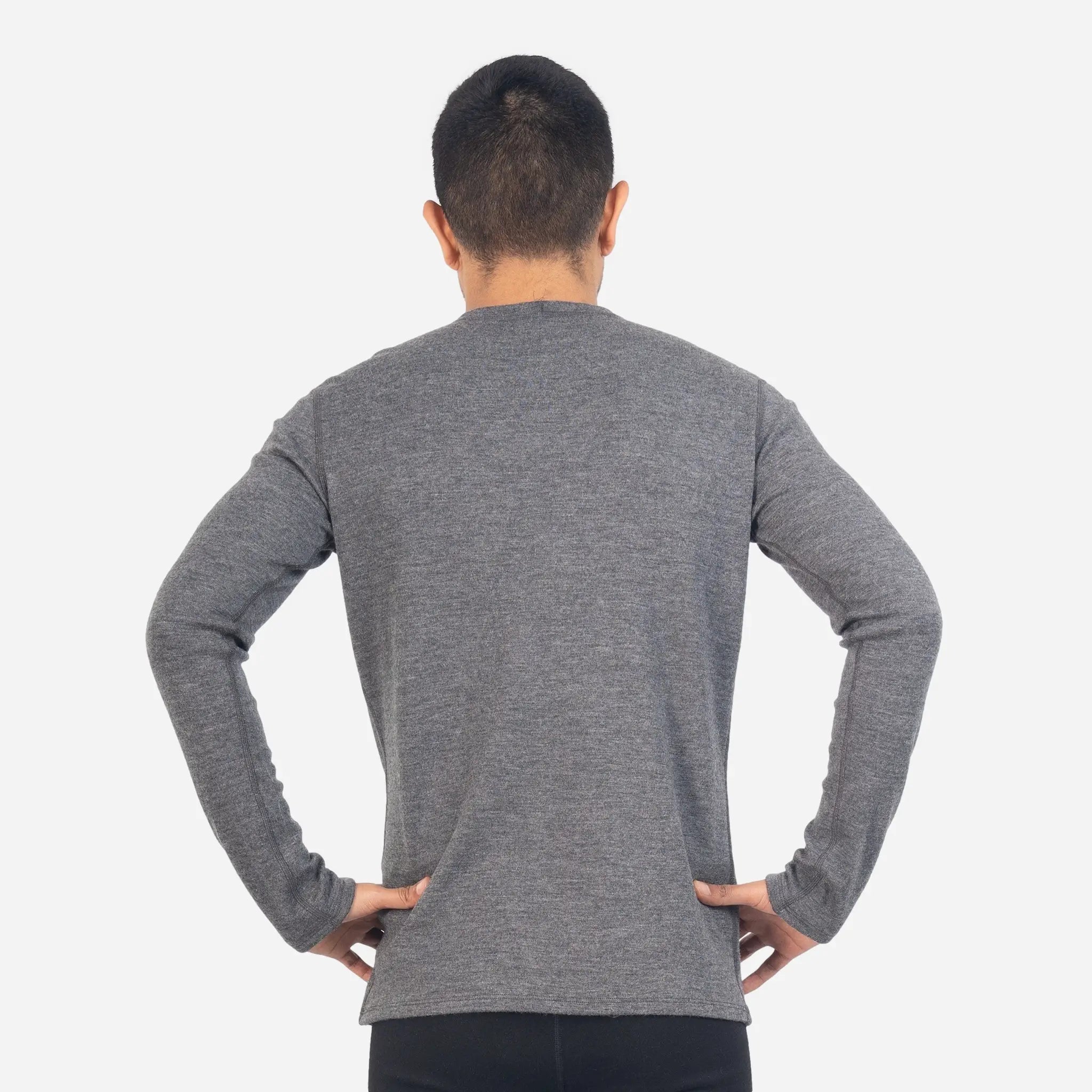 Premium Men's Alpaca Wool Sweater - 300 Lightweight Warm Winter Pullover for Outdoor Activities & Casual Wear