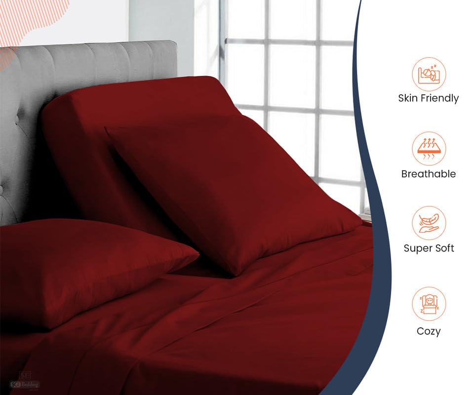 Premium 100% Egyptian Cotton Fitted Sheet for Adjustable Beds - 28