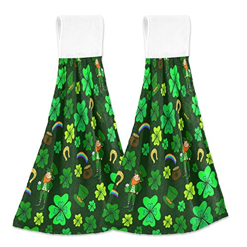 Green Leprechaun Hat Clover Pattern
