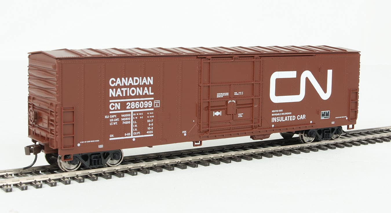 Walthers Trainline HO Scale 1/87 Insulated Boxcar Canadian National Model 931-1801 - Perfect for Model Train Layouts, Railroad Collections & Diorama Displays