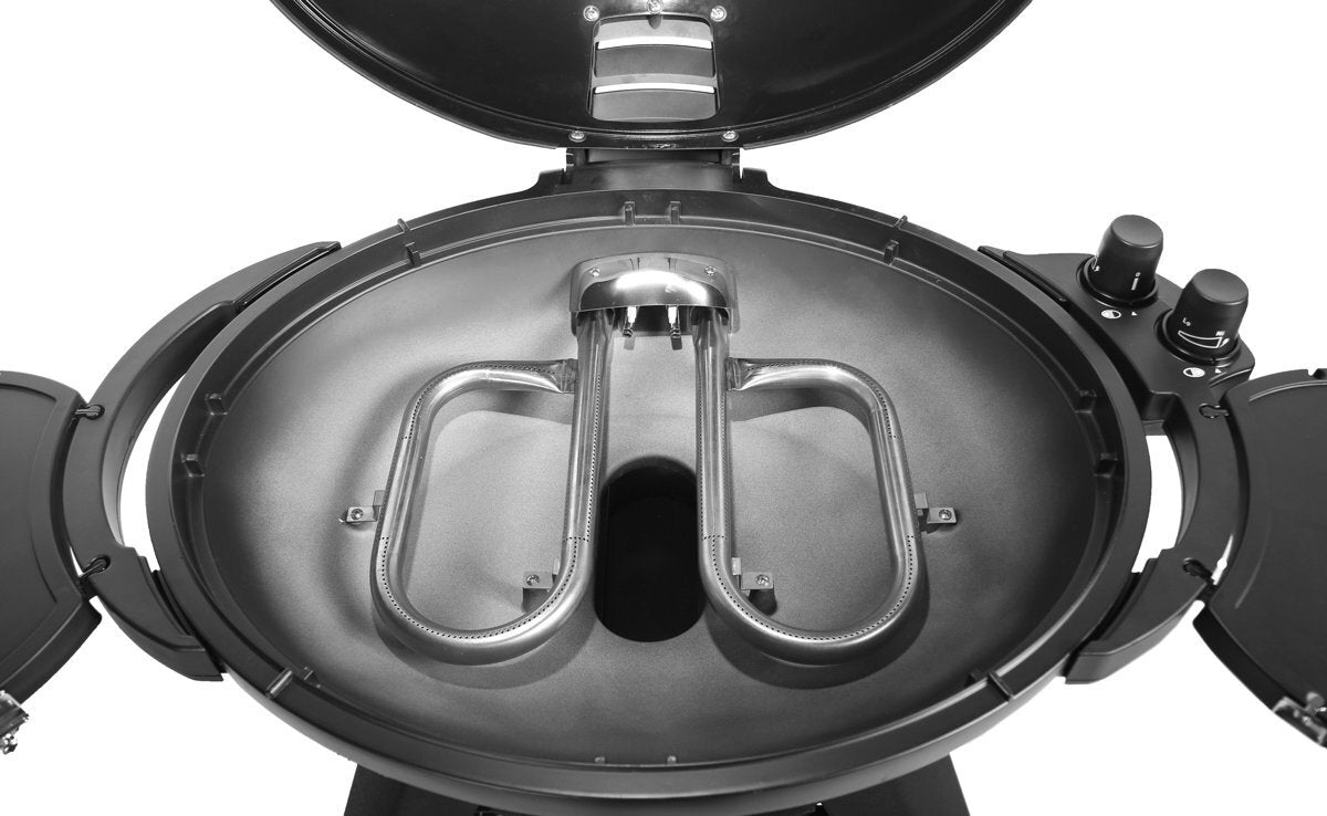 Beefeater Bigg Bugg Amber Mobile LPG BBQ Grill - Model BB722AA - Portable Outdoor Gas Grill for Camping, Tailgating & Backyard BBQs