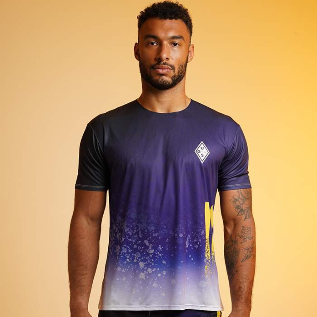Uglow Men's UGS Premium Cotton T-Shirt - Comfortable Casual Tee for Everyday Wear, Gym & Outdoor Activities