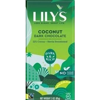 Organic Coconut Dark Chocolate Bars - Vegan, Gluten-Free, Non-GMO - Perfect for Snacking, Gifts & Healthy Desserts