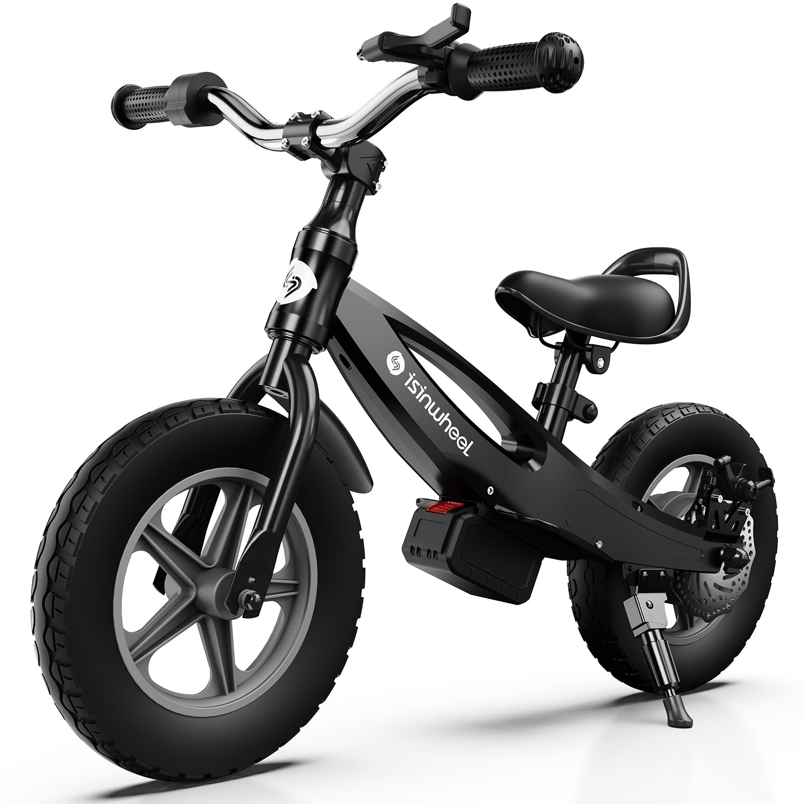 **Isinwheel 2-in-1 Electric Bike for Kids Ages 2-6 | 150W/250W Power, Swappable Battery, 12/14 Inch Inflatable Tires & Adjustable Seat | Electric Balance Bike & Motorcycle for Boys & Girls | Perfect for Backyard Rides, Parks & Neighborhood Adventures**