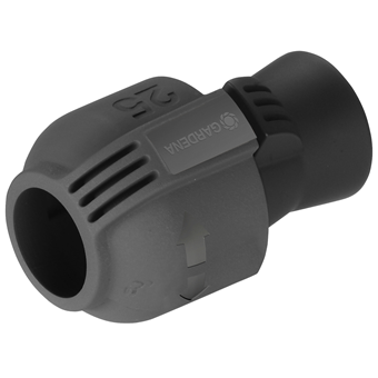 Gardena 25mm x 3/4 Inch Female Thread Hose Connector - Perfect for Garden Irrigation, Lawn Watering & Outdoor Plumbing Systems
