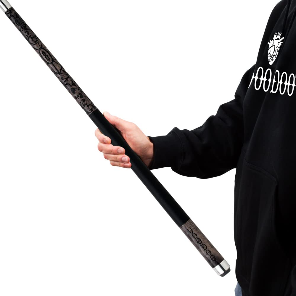 VOODOO Billiards Pool Cue Stick - 21oz Grey Spiderweb Design - Professional Billiard Accessory for Home Game Rooms & Bars