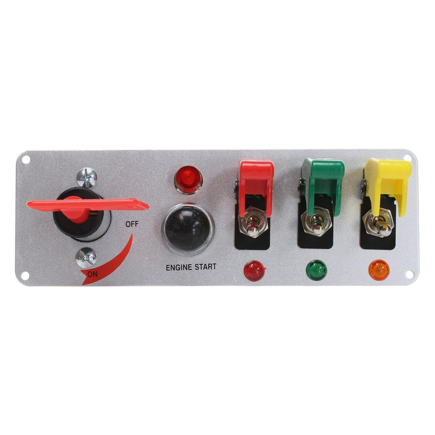Keep It Clean 10955 Race Switch Panel - Durable Automotive Switch Panel for Racing Cars & Off-Road Vehicles | Perfect for Dashboards, Custom Car Mods & Motorsport Applications