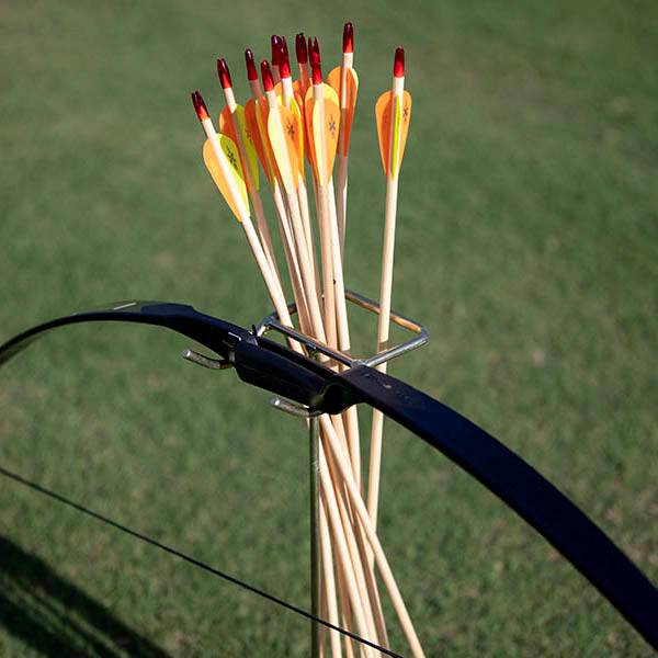 HART Metal Ground Quiver - Durable Hunting Arrow Holder for Outdoor Archery Practice & Target Shooting - Perfect for Backyard, Field, and 3D Archery Ranges