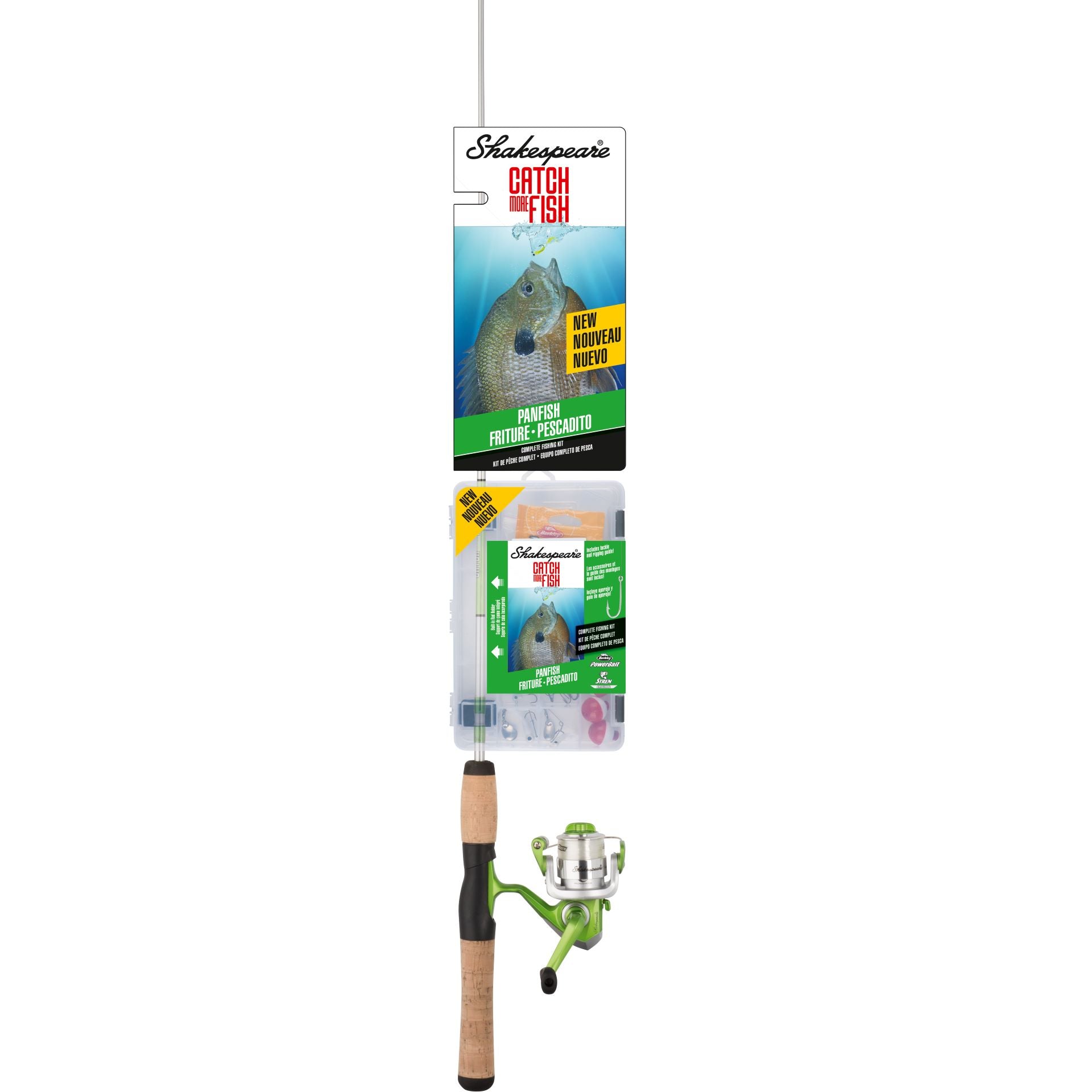 Catch More Fish® Panfish Spinning Rod - Lightweight Fishing Pole for Crappie, Bluegill & Trout - Perfect for Freshwater Fishing & Outdoor Adventures