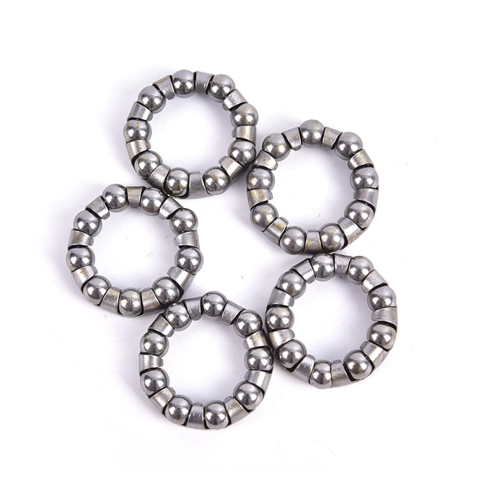 5-Pack YINGJUN Bicycle 9-Ball Bearings - High Performance Mountain Bike Headset & Axle Bearings Replacement Parts for Smooth Cycling Experience - Perfect for MTB Maintenance & Repair