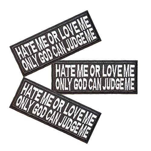 Hate me or Love me only god can Judge me