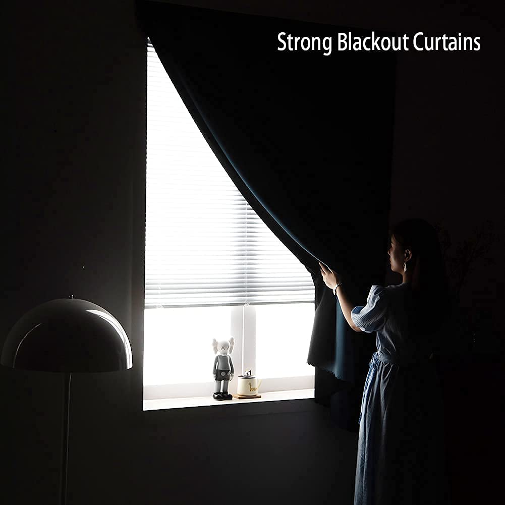 Blackout Thermal Insulated Curtains for Bedroom & Kitchen - 59