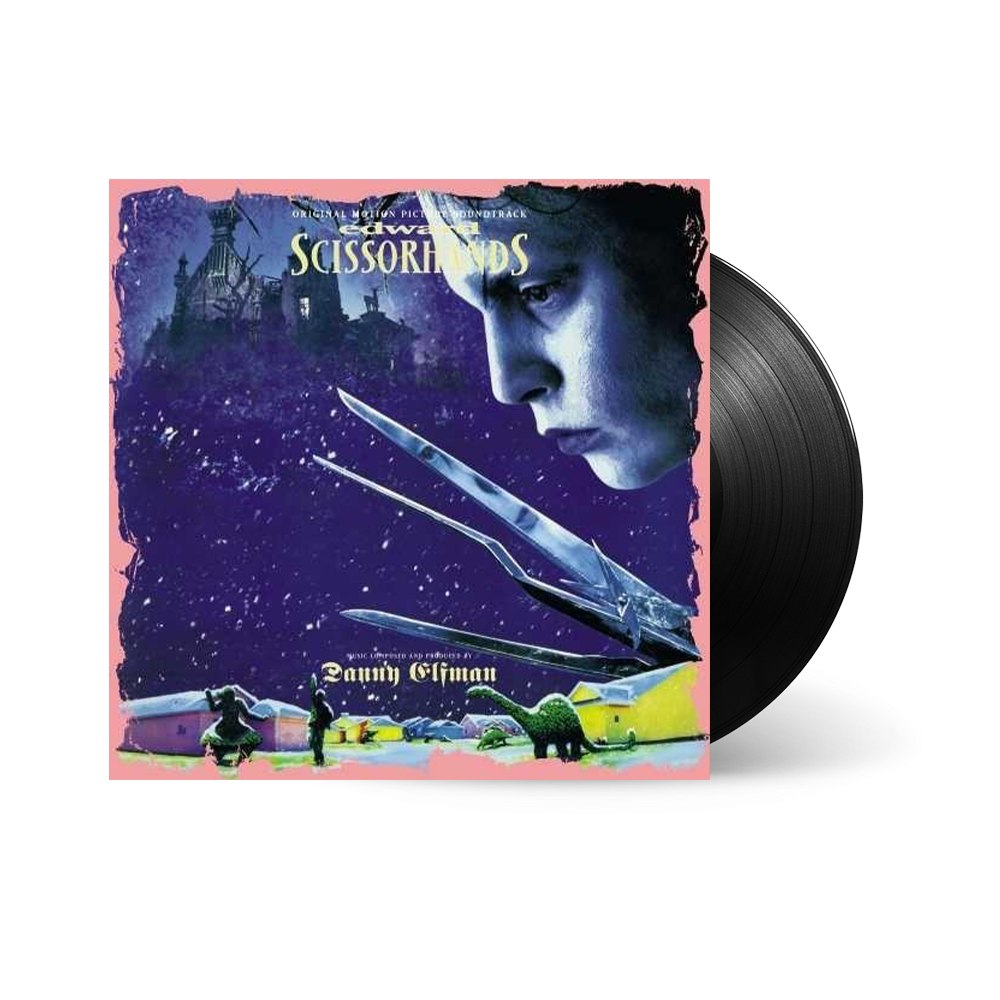 Edward Scissorhands Vinyl LP Soundtrack - Original Motion Picture Score by Danny Elfman - Perfect for Movie Collectors & Tim Burton Fans - Great for Home Decor, Gift Giving & Vinyl Enthusiasts