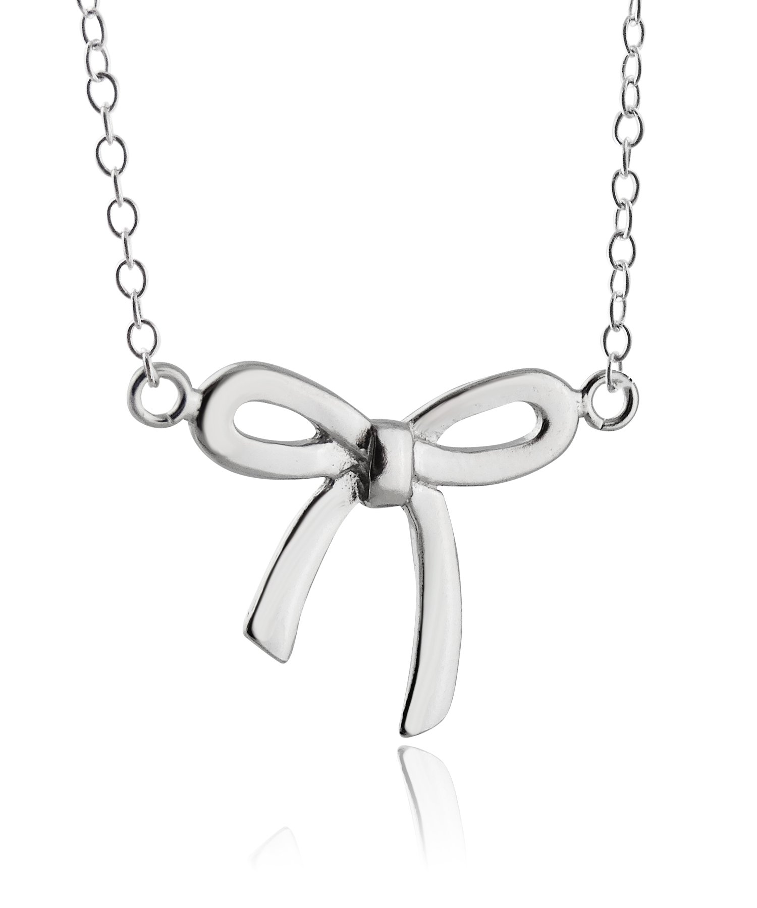 FashionJunkie4Life Unique Sterling Silver Pendant Necklace for Women - 18