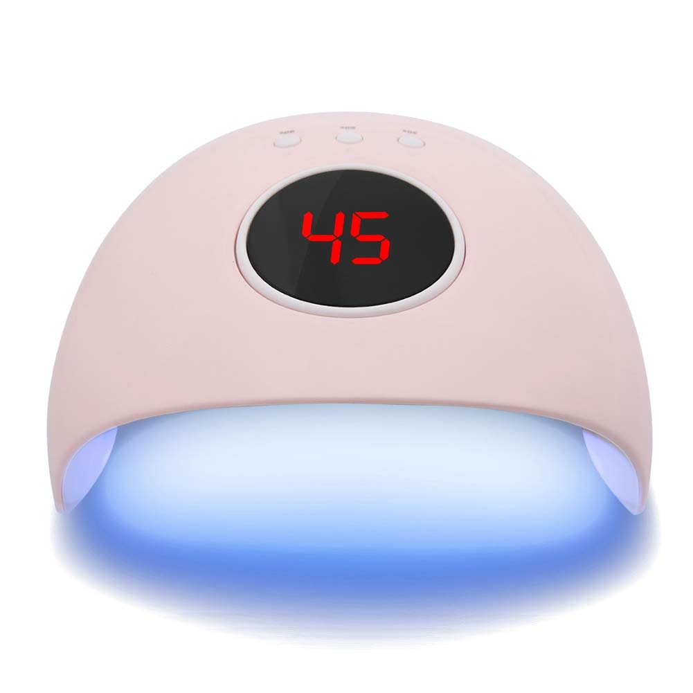 Professional 24W UV LED Nail Lamp Dryer with Auto Sensor - 3 Preset Timers (30S/60S/90S) for Fast Curing Gel Polish | Perfect for Home Manicures & Salon Nail Art | Compact Design for Travel & Professional Use