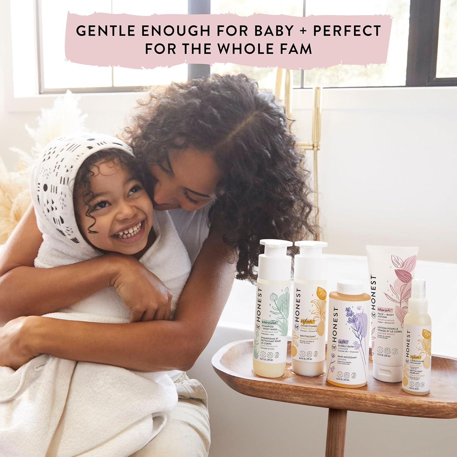 The Honest Company Hydrating Face & Body Lotion - Fast Absorbing, Naturally Derived, Hypoallergenic Moisturizer with Sweet Almond Oil (8.5 fl oz) | Perfect for Dry Skin Care & Daily Hydration