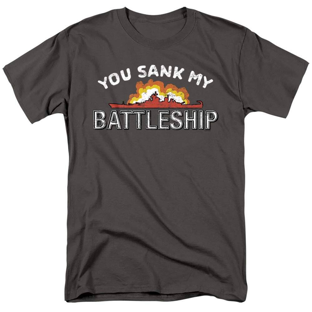 Battleship Sunk Graphic Unisex T-Shirt for Men & Women - Casual Vintage Navy Style Tee for Everyday Wear, Gifts & Military Enthusiasts