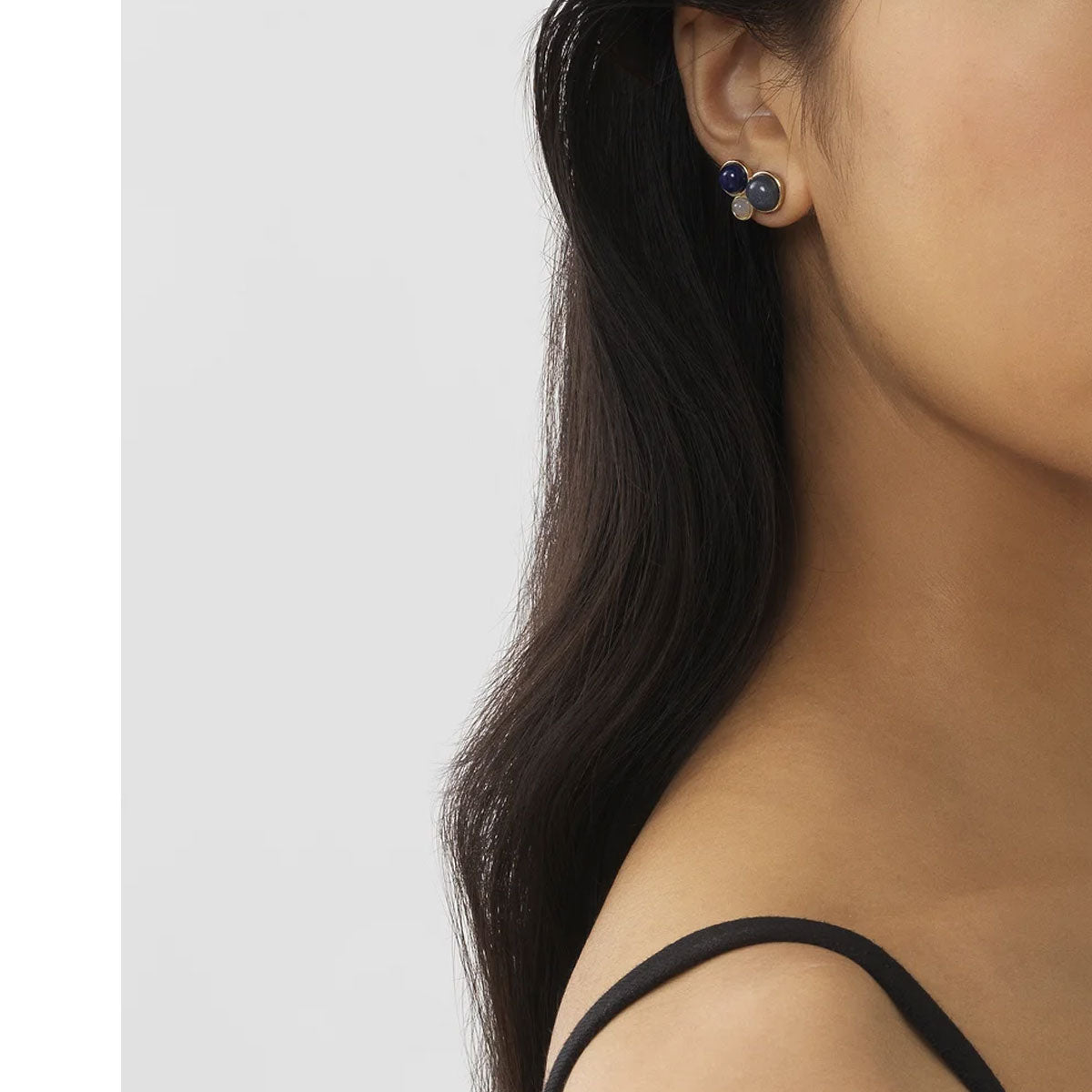 Ora Earrings for Women - Elegant Blue Crystal Stud Earrings | Perfect for Parties, Weddings & Everyday Wear