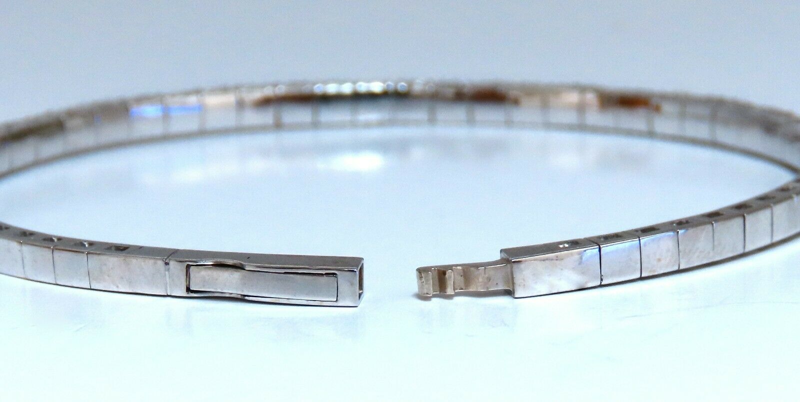 2.90ct Natural Round Diamond Tennis Bracelet - 14K Gold Flexible Bangle for Women | Perfect for Weddings, Anniversaries & Special Occasions