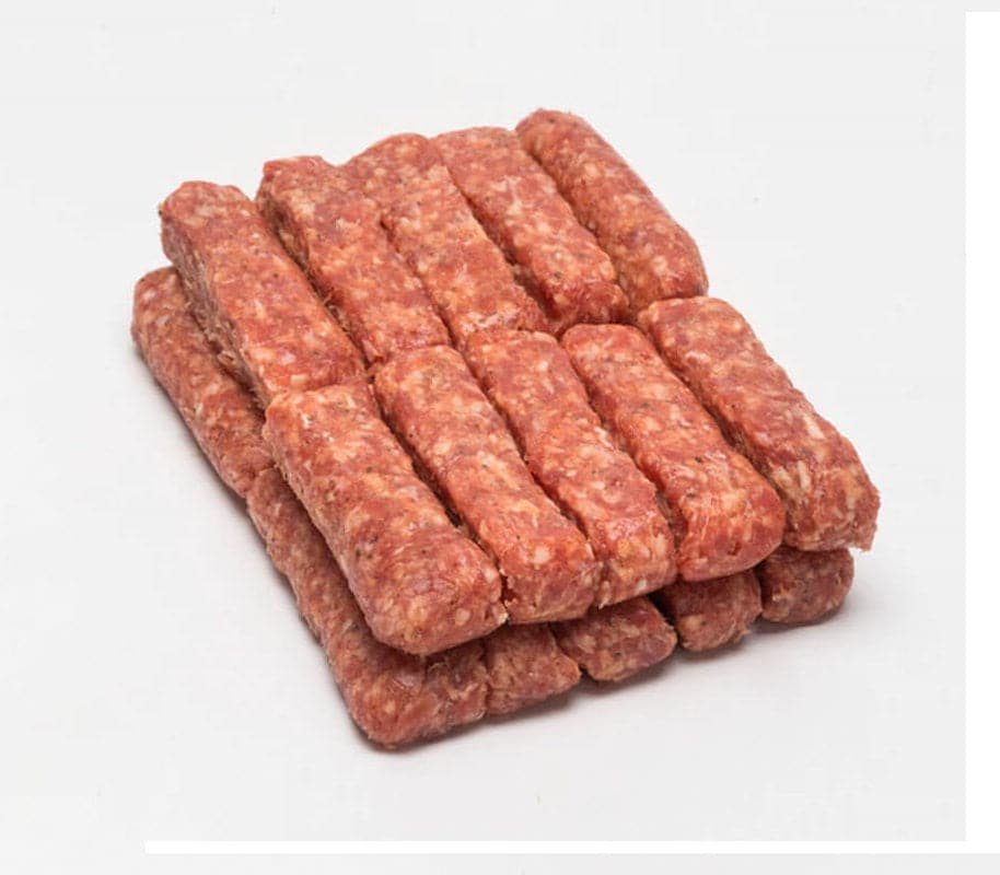 Premium Frozen Beef Kebab & Chevapi - 1000g | Authentic Balkan Grilled Meat | Perfect for BBQs, Parties & Quick Meals
