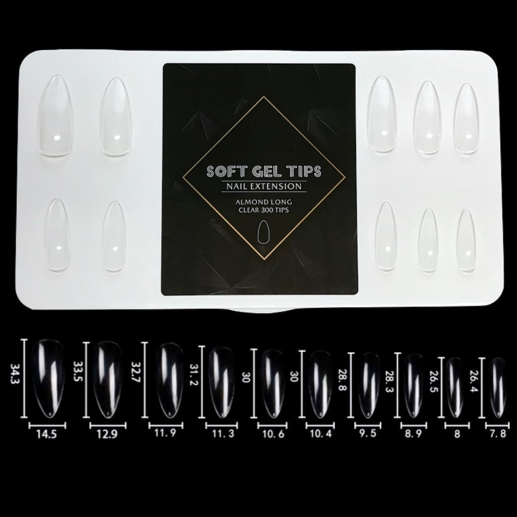 Soft Gel Press On Nails - Natural Looking Fake Nails for Easy DIY Manicure | Perfect for Parties, Weddings & Everyday Wear