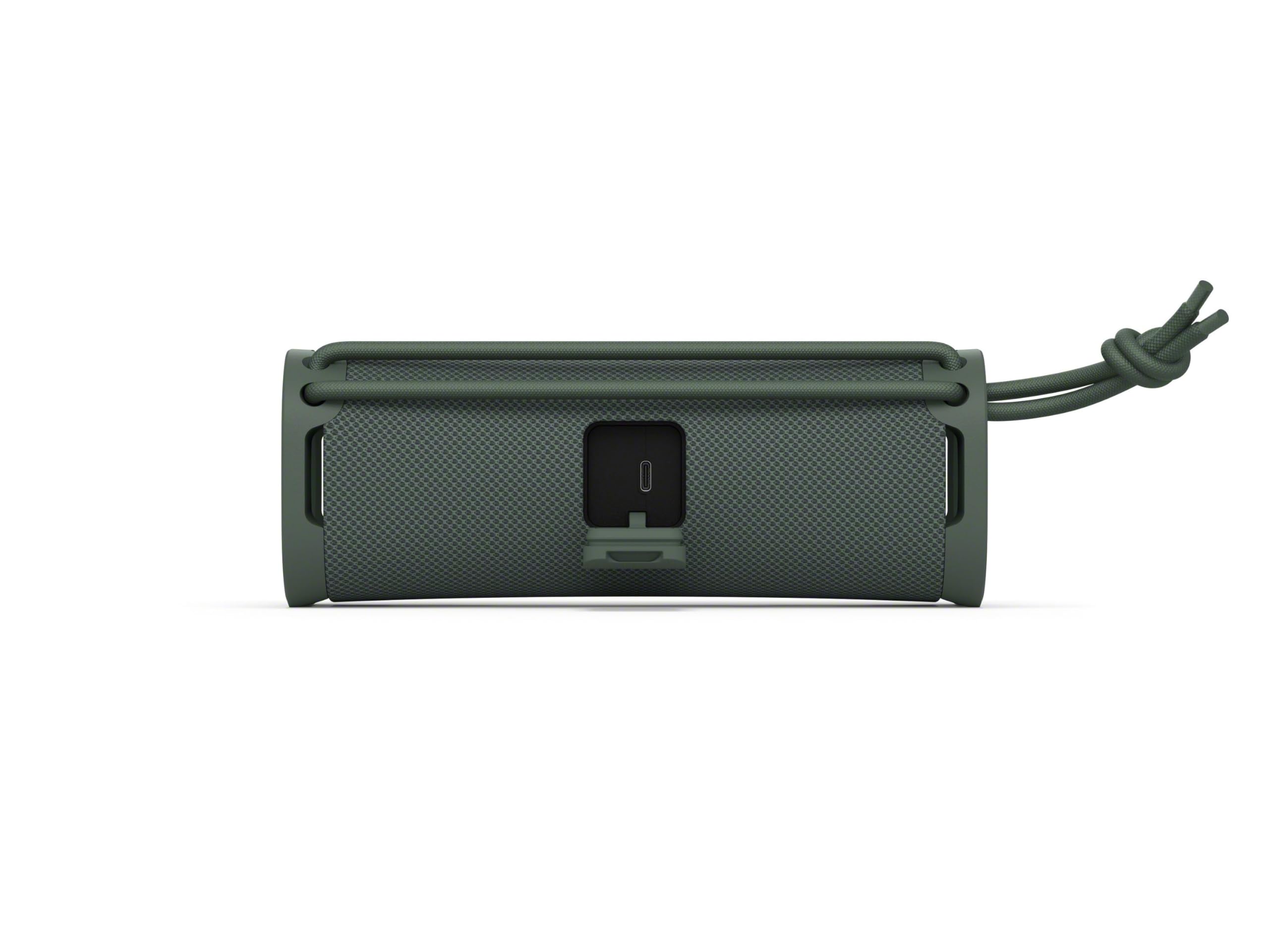 Sony ULT FIELD 1 Wireless Bluetooth Speaker - IP67 Waterproof, Dustproof & Shockproof | ULT POWER SOUND with Deep Bass | 12-Hour Battery | Clear Call Quality | Perfect for Outdoor, Travel, Camping & Beach (Forest Gray)