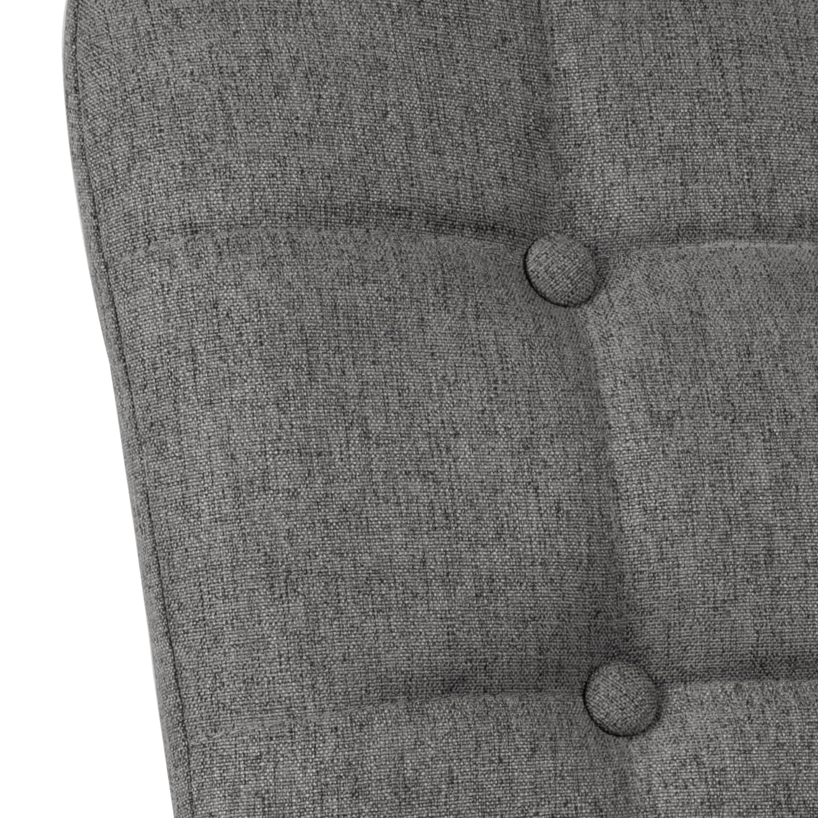 DUHOME Modern Fabric Accent Chair - Tufted Button Back Armchair with Upholstered Tall Back for Living Room & Bedroom (Dark Grey) | Perfect for Home Office, Reception Areas & Lounge Spaces