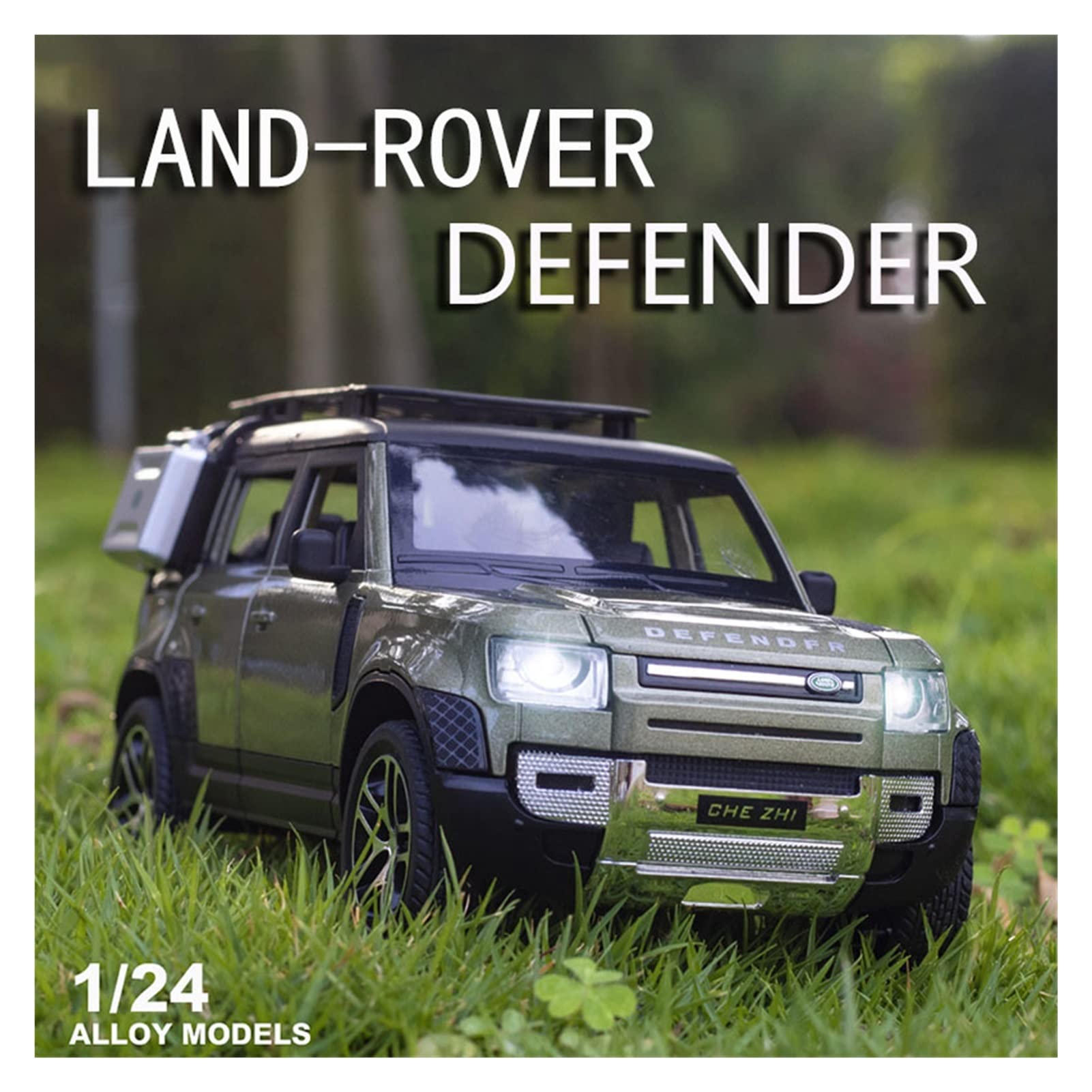 1:24 Scale Die Cast Alloy Land Rover Defender Toy Car Model - Premium Collectible for Kids & Adults | Perfect for Gifts, Display, and Play