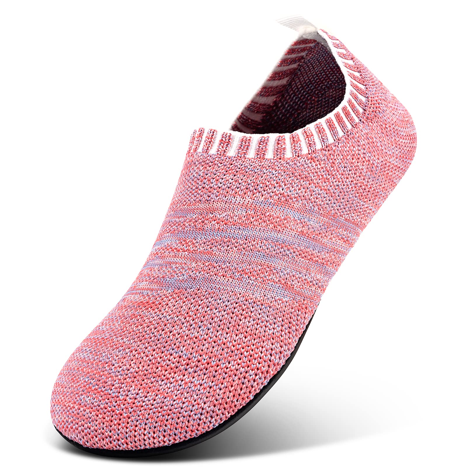 Comfortable Non-Slip House Slippers for Women & Men - Lightweight Indoor Sock Shoes with Rubber Sole - Perfect for Home, Office & Relaxation