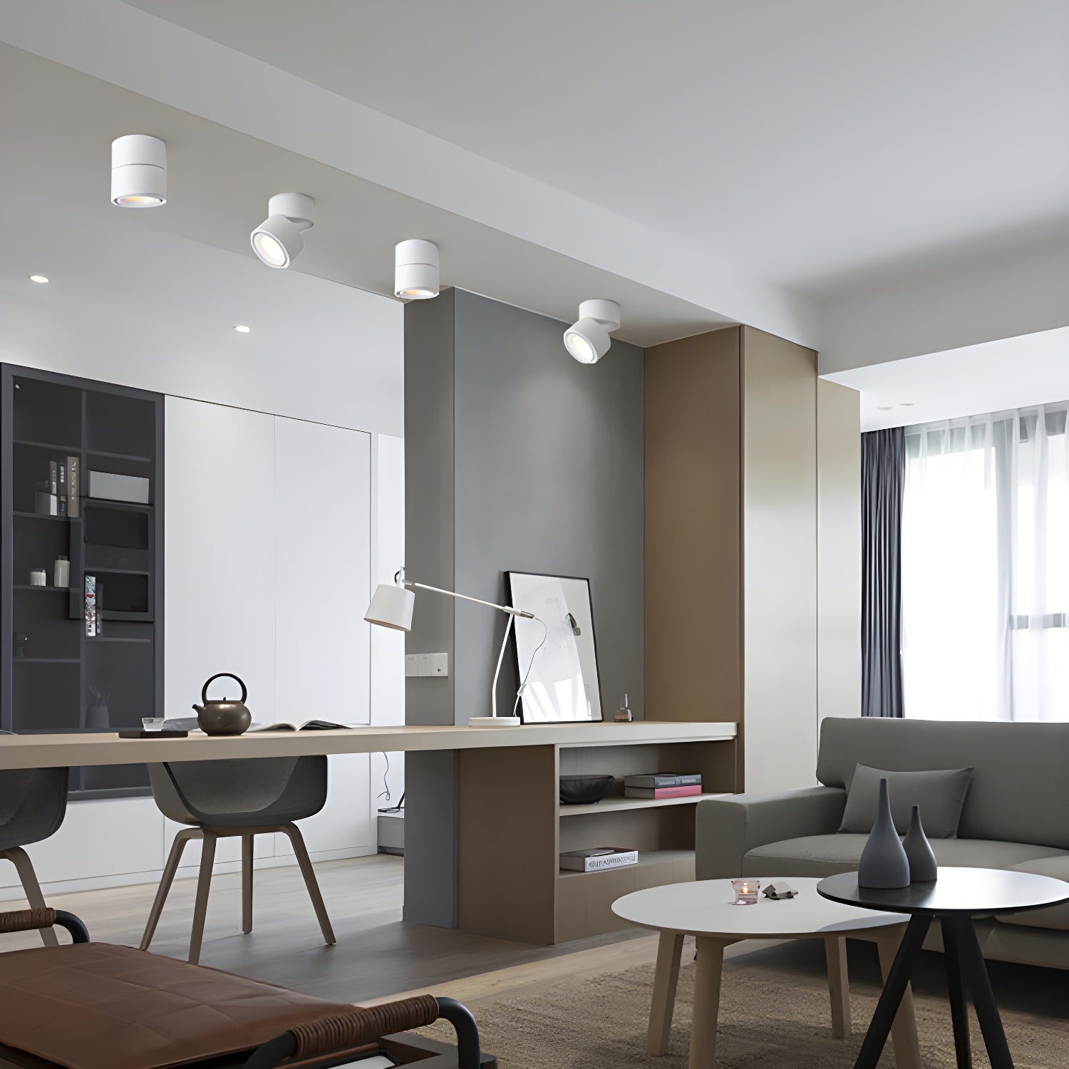 Artemis Surface Downlight - Modern LED Ceiling Light for Home & Office - Energy Efficient Indoor Lighting for Living Room, Bedroom, Kitchen & Commercial Spaces