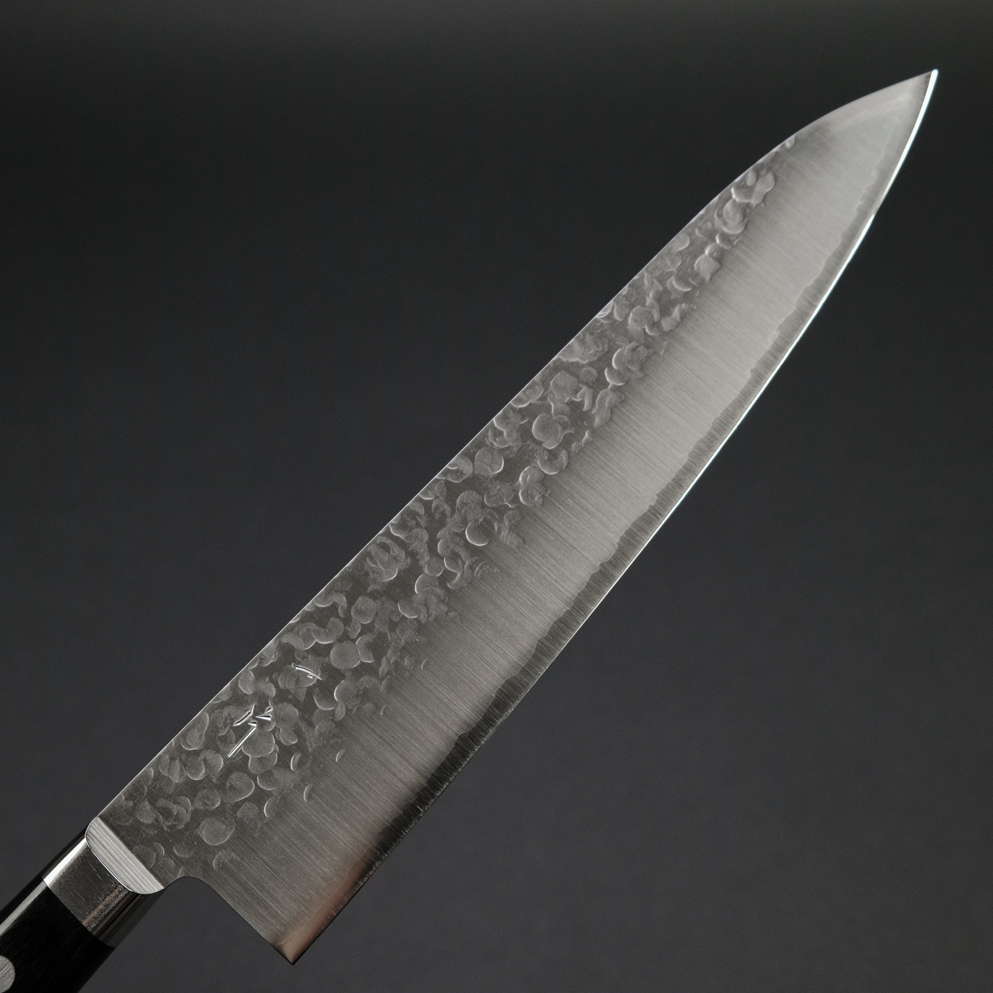 Hitohira T10 Tsuchime Gyuto 210mm Japanese Chef Knife with Pakka Wood Handle - Perfect for Sushi, Meat Cutting & Professional Kitchen Use