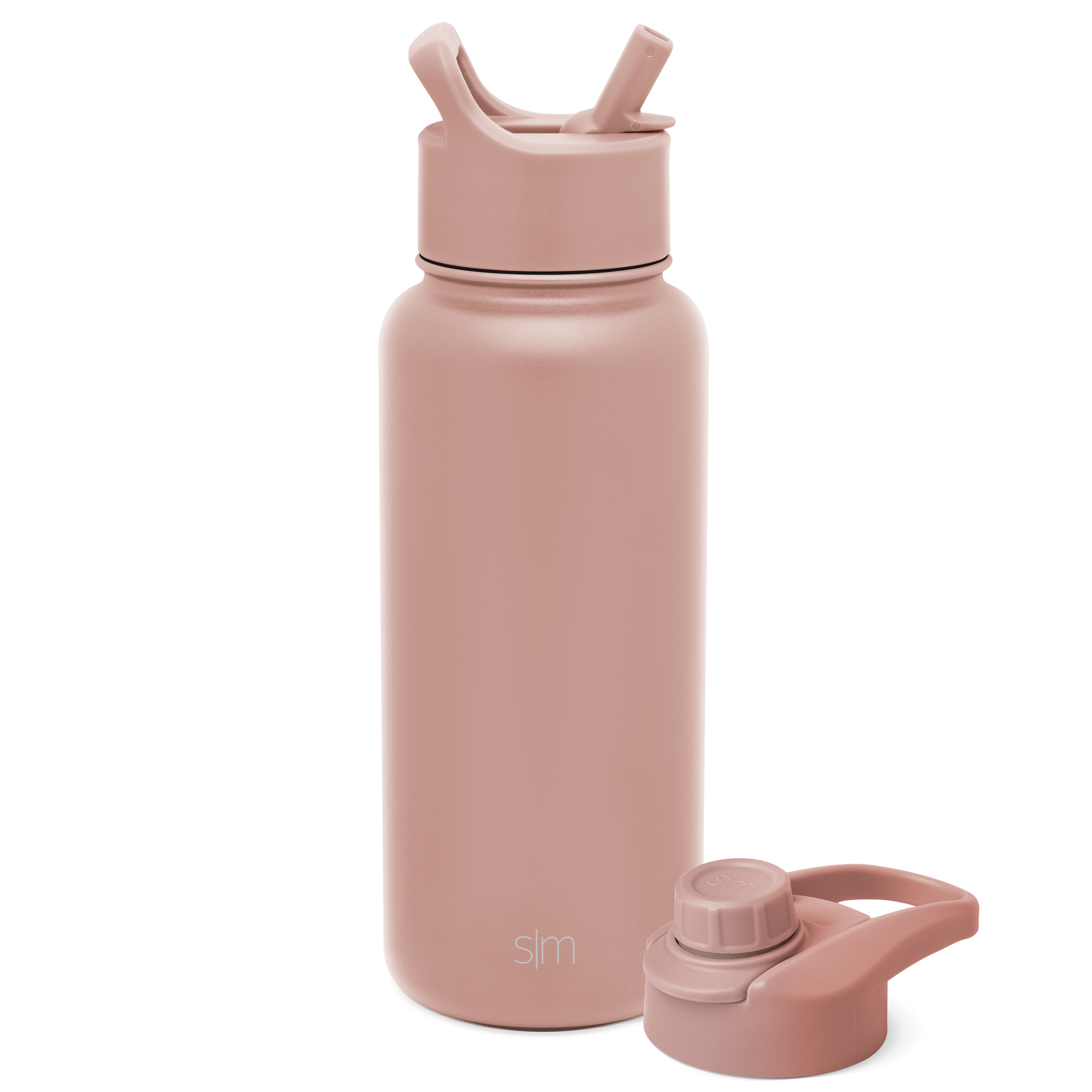 Summit Insulated Water Bottle with Straw & Chug Lid - 32oz Leakproof Stainless Steel Thermos for Gym, Hiking & Outdoor Activities