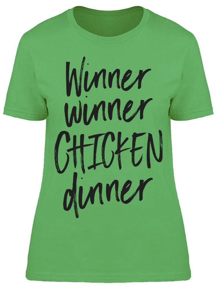 Winner Winner Chicken Dinner T-Shirt for Women - Funny Graphic Tee for Casual Wear, Parties & Gifting