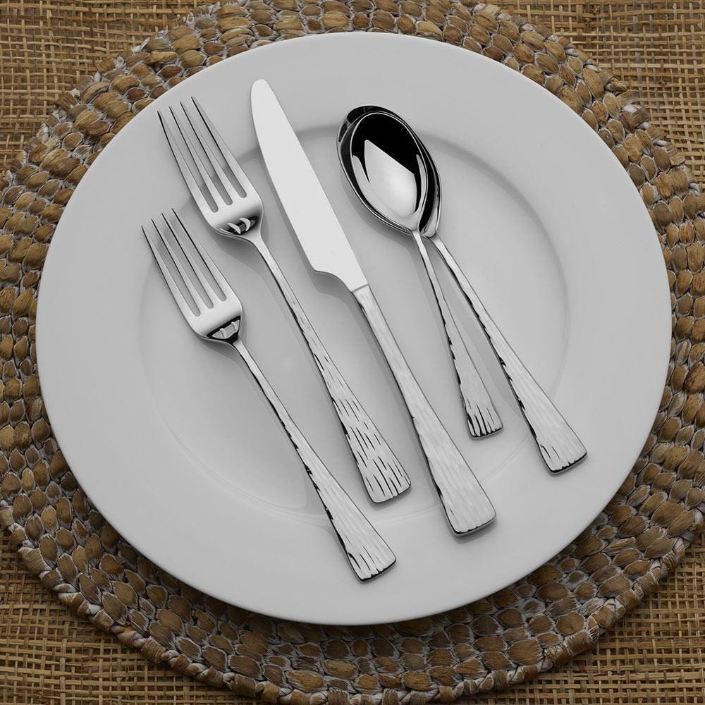 Novaro 20-Piece Stainless Steel Flatware Set - Service for 4 - Elegant Silverware for Dining, Kitchen & Entertaining - Perfect for Dinner Parties, Family Meals & Gifts