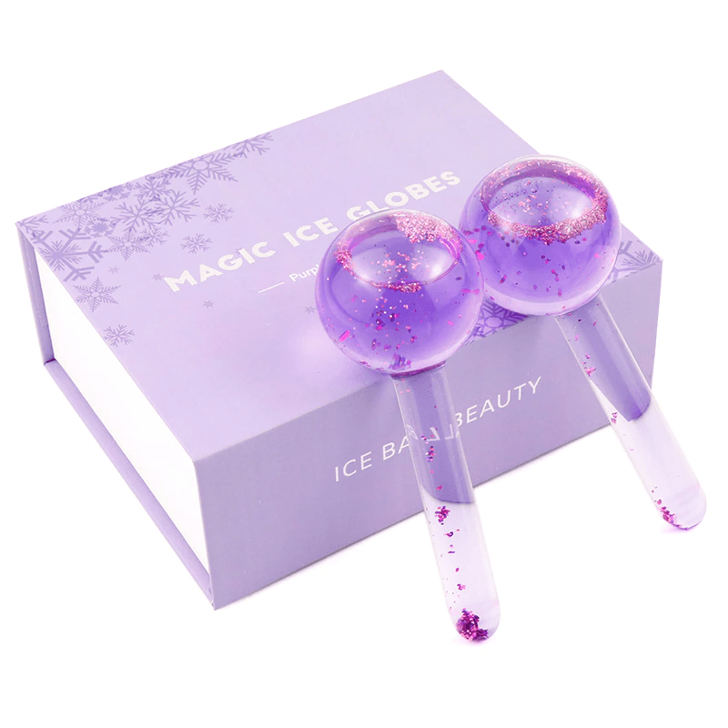 Ice Globes for Face - Cooling Facial Massage Tools for Puffiness & Dark Circles - Perfect for Skincare Routine & Relaxation at Home or Spa