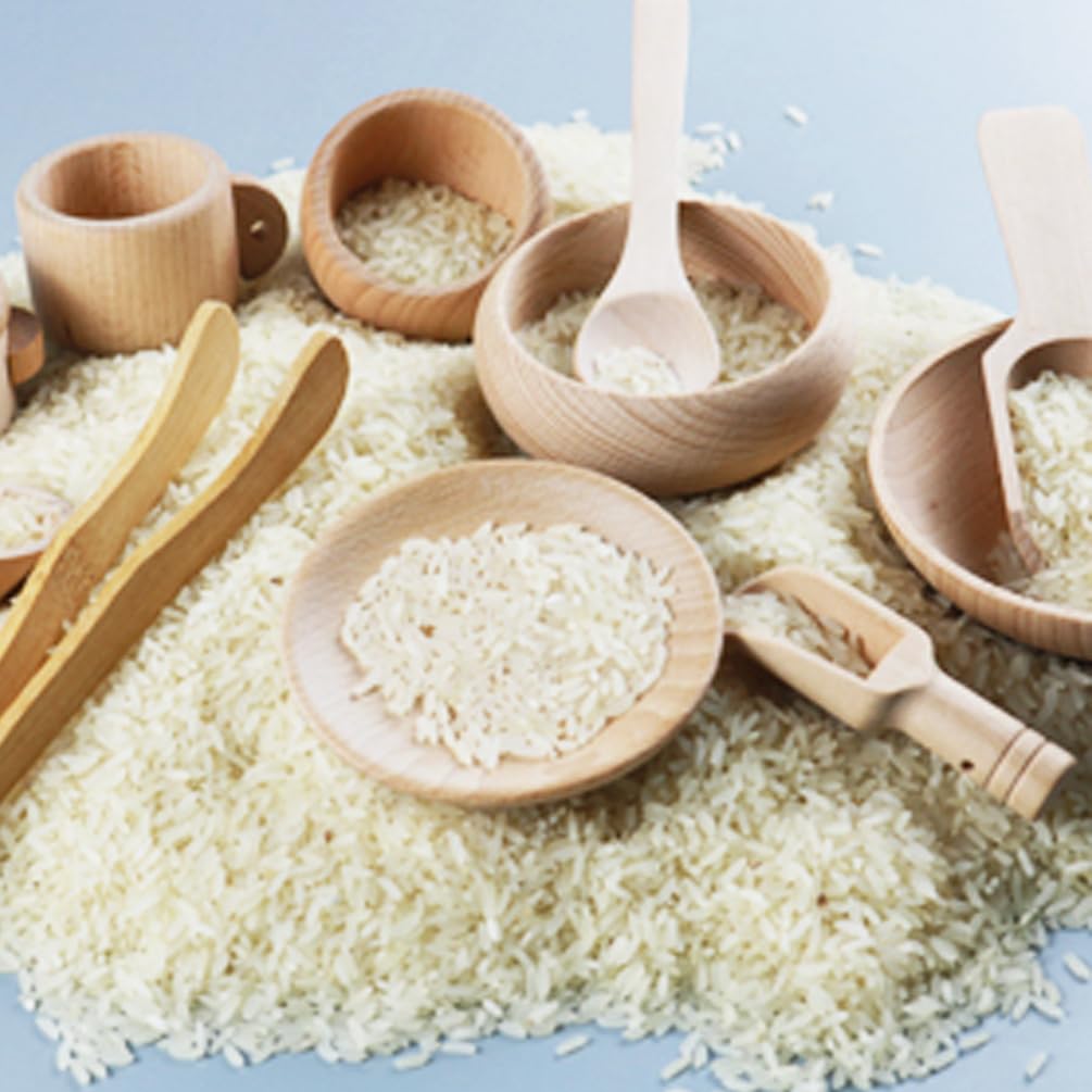 10 Pcs Wooden Sensory Bin Tools for Toddlers & Preschoolers - Montessori Fine Motor Learning Toys, Pretend Play Kit for Kids - Perfect for Sensory Bins, Classroom Activities & Early Childhood Development