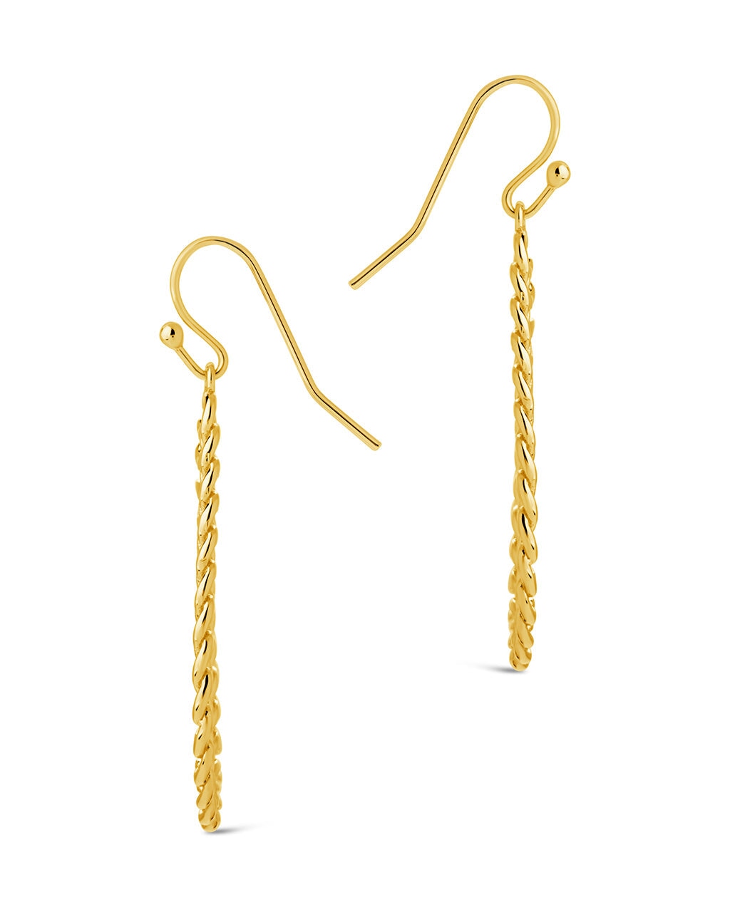 Stylish Nikole Chainlink Teardrop Dangle Earrings for Women - Trendy Gold/Silver Fashion Jewelry - Perfect for Parties, Weddings & Everyday Wear